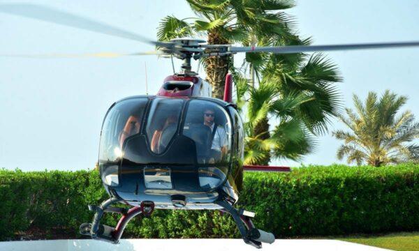 निजी हेलीकाप्टर यात्रा दुबई