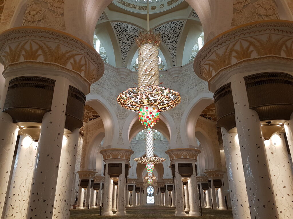 Architektura Meczet Abu Zabi