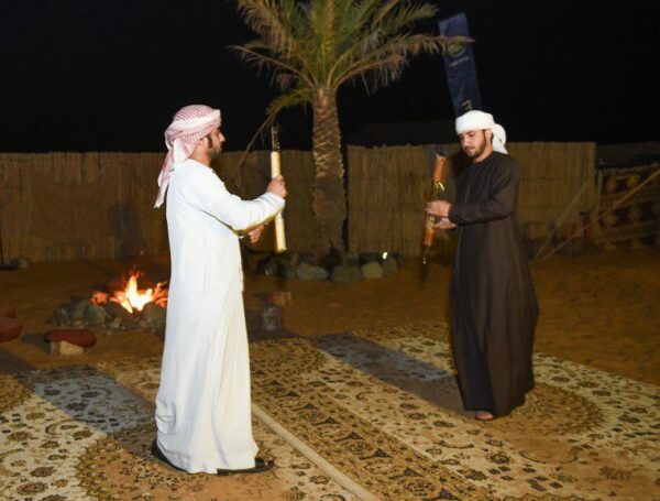 Beduinen-Yola-Tanzvorstellung Dubai