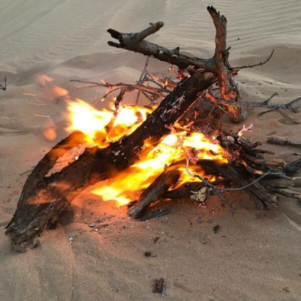 Lagerfeuer auf der Wüstentour