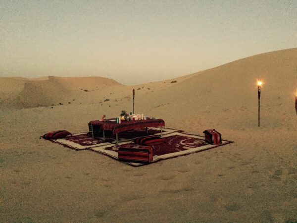 Privat Dune Middag Abu Dhabi