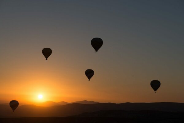 Vožnja balonom izlaska sunca u Dubaiju