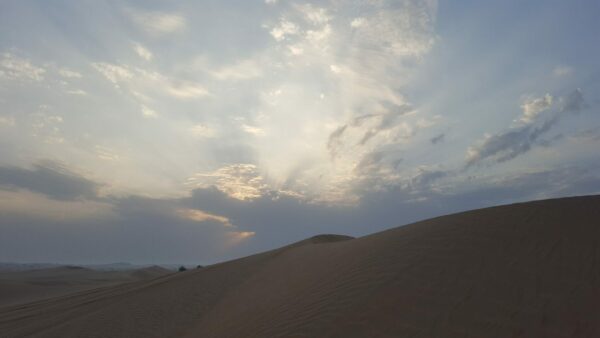 Lever du soleil à Abou Dhabi