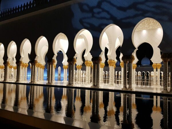 A nagymecset Abu Dhabiban