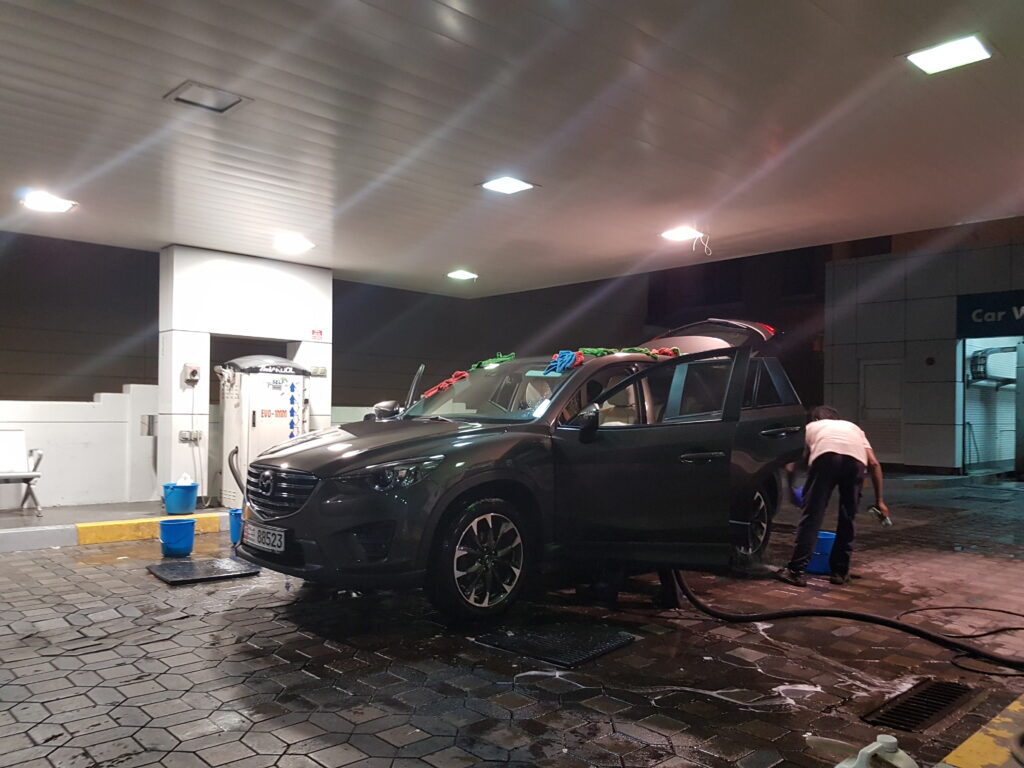 Car wash in the UAE