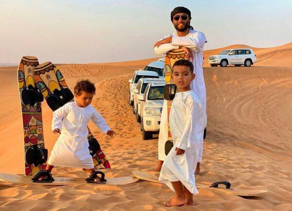 Abu Dhabi Safari med barn