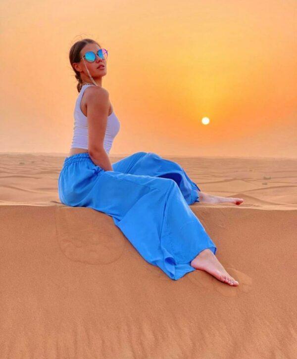 Safari nel deserto al tramonto ad Abu Dhabi
