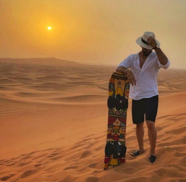 Vrijeme pustinjskog safarija u Abu Dhabiju