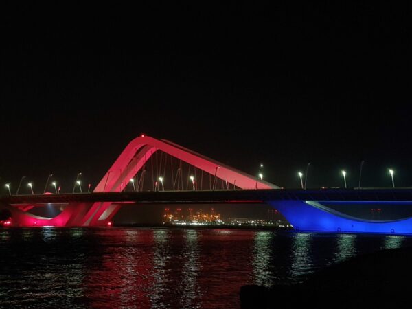 Sheikh Zayed pont d'Abu Dhabi