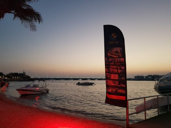 Båttur i solnedgången Abu Dhabi